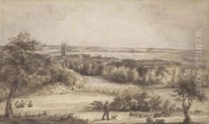 View Of Canterbury, From Saint Stephens by Heneage Finch