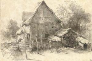 A Farmhouse by Heneage Finch