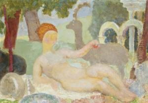 Eve In The Garden Of Eden by George Ferdinand Of