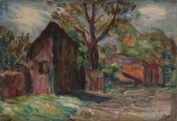Country Landscape With Barn - view 1
