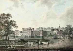 View Of Michelgrove, Sussex by James, Snr, Lewes Of Lambert