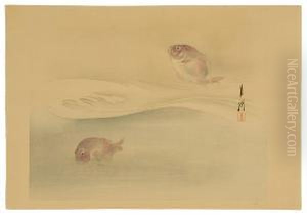 Depicting Two Fish. - view 1