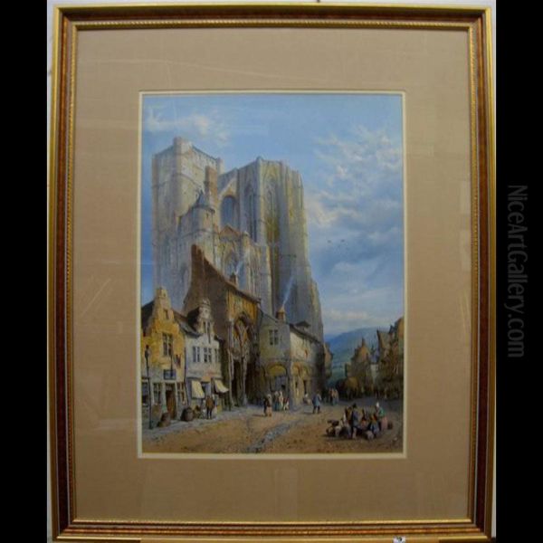 Cathedral Of Huy, Belgium - view 1