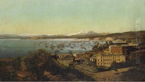A View Of The Port Of Valparaiso