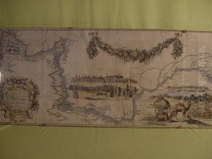 Olearius,kupferstichkarte "die Wolga"