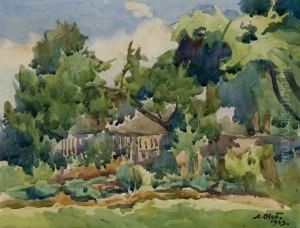 Widok Ogrodu W Zgorzelcu by Andrzej Oles