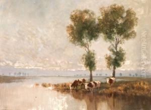 Alkonyi Fenyek by Ferenc Olgyay