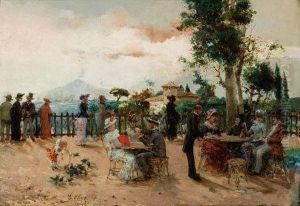 Refreshment On The Neapolitan Coast by Eugenio Oliva Rodrigo