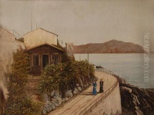 Passeggiata Di Nervi by Eugenio Olivari