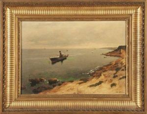 L'epave De La navarre Devant Carry-le-rouet by Jean-Baptiste Olive