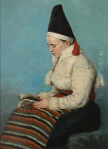 Woman Reading by Eliza Olivecrona