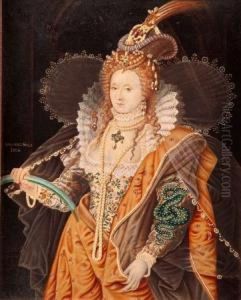Portrait Of Elizabeth I by Isaac Oliver