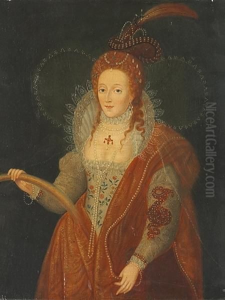The 'rainbow Portrait' Of Queen Elizabeth I by Isaac Oliver
