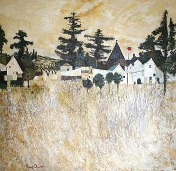 A French Rural Town - view 1