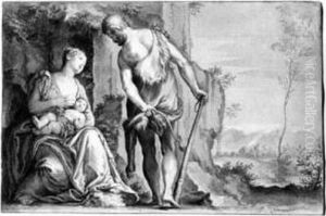 The Family Of Cain, After Paolo Veronese