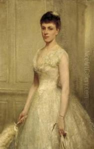 Portrait Of Rosalina Speid by Robert Dudley Oliver