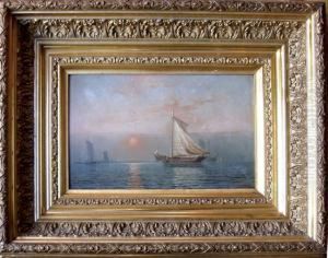 Morning In Harbor by Thomas Clarkson Oliver