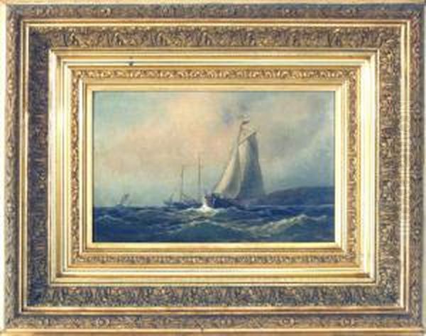 Marine Scene With Ships - view 1