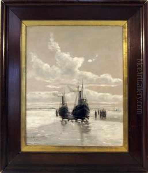 Winter Marine Scene - view 1