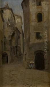 Strada Di Paese by Luigi Olivetti