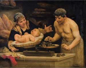 Le Bebe Du Boulanger Ou La Pesee De L'enfant