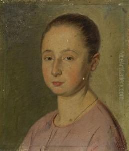 Bildnis Der Gabriele Olivier by Friedrich Olivier