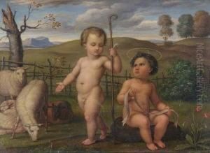 Christuskind Und
Johannesknabe by Friedrich Olivier