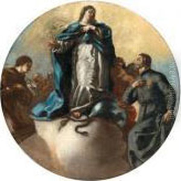 Immacolata Concezione Con Sant'antonio Da Padova E San Camillo De Lellis - view 1