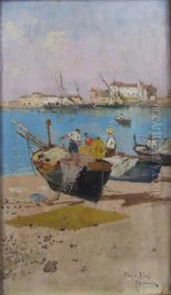 Fishing Boats On Beach - view 1