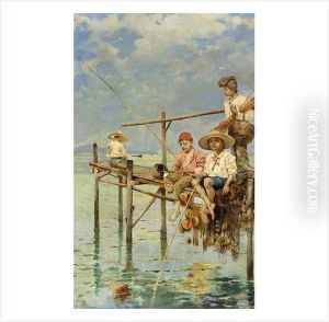 Les Petits Pecheurs by Blas Olleras y Quintana
