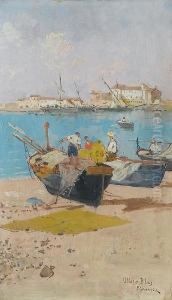 Boats By A Jetty