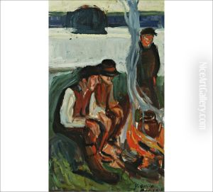 By The Fire by Yrjo Ollila