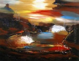 Composition Abstraite 187 by Michel-Barthelemy Ollivier