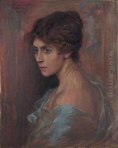 Portret Kobiety by Jan Kazimierz Olpinski