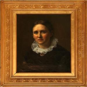 Portrait Of Bothildecasse, Nee Winding by Henrik Olrik