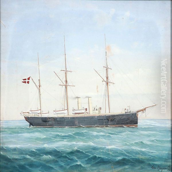 A Danish Steamer - view 1