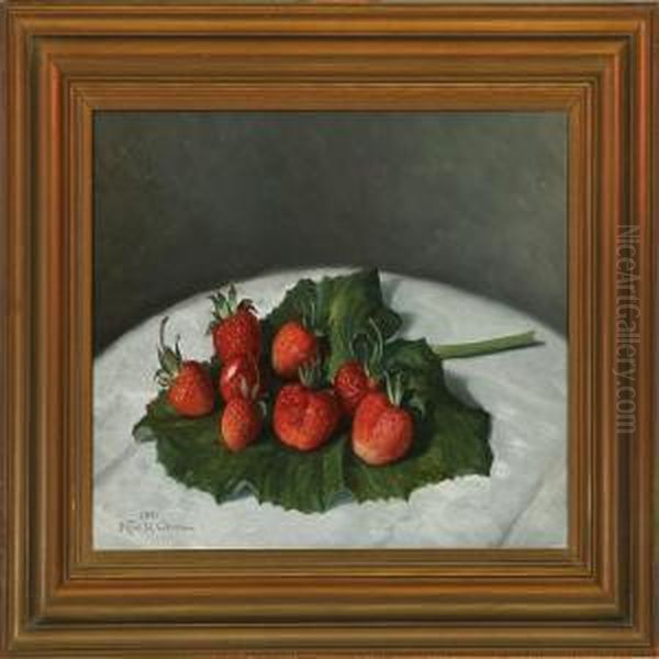 Strawberries On A Table - view 1