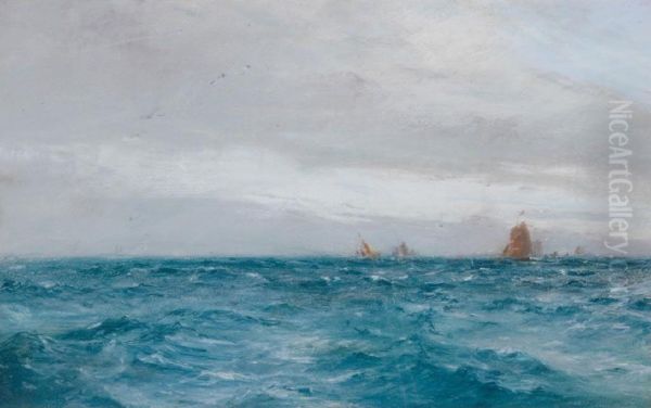 Sailing Boat Out On A Cloudy Day - view 1