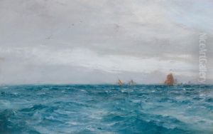Sailing Boat Out On A Cloudy Day