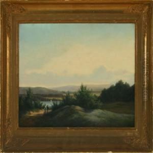 Landscape With An Inlet by Peter Olsted