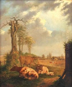 Cattle Resting by Balthasar Paul Ommeganck