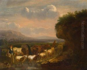 Bergers Et Leur Troupeau