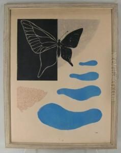 "butterfly Poem No. 8'' by Koshiro Onchi