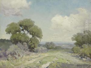 Morning In The Live Oaks, Boerne, Texas by Julian Onderdonk