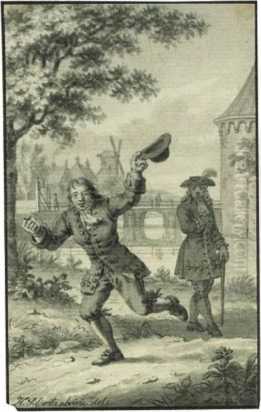 A Series Of Twenty Designs For Book Illustrations With Historicalscenes Including Scenes Of War, In Towns, Whaling, Interiors,jungle, Earthquake, And Marine Scenes - view 1