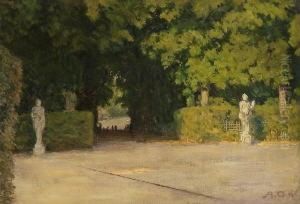 Hermen-allee In
Versailles by Alfred Nathaniel Oppenheim