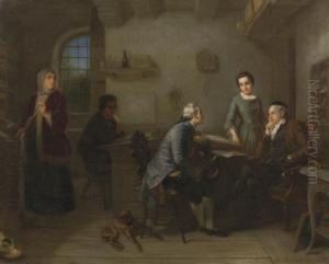 The Betrothal by Moritz Daniel Oppenheim