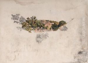 Landscape by Moritz Daniel Oppenheim
