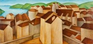 Paesaggio Col Porto by Ubaldo Oppi