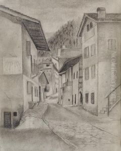 Paesaggio Montano Con Strada